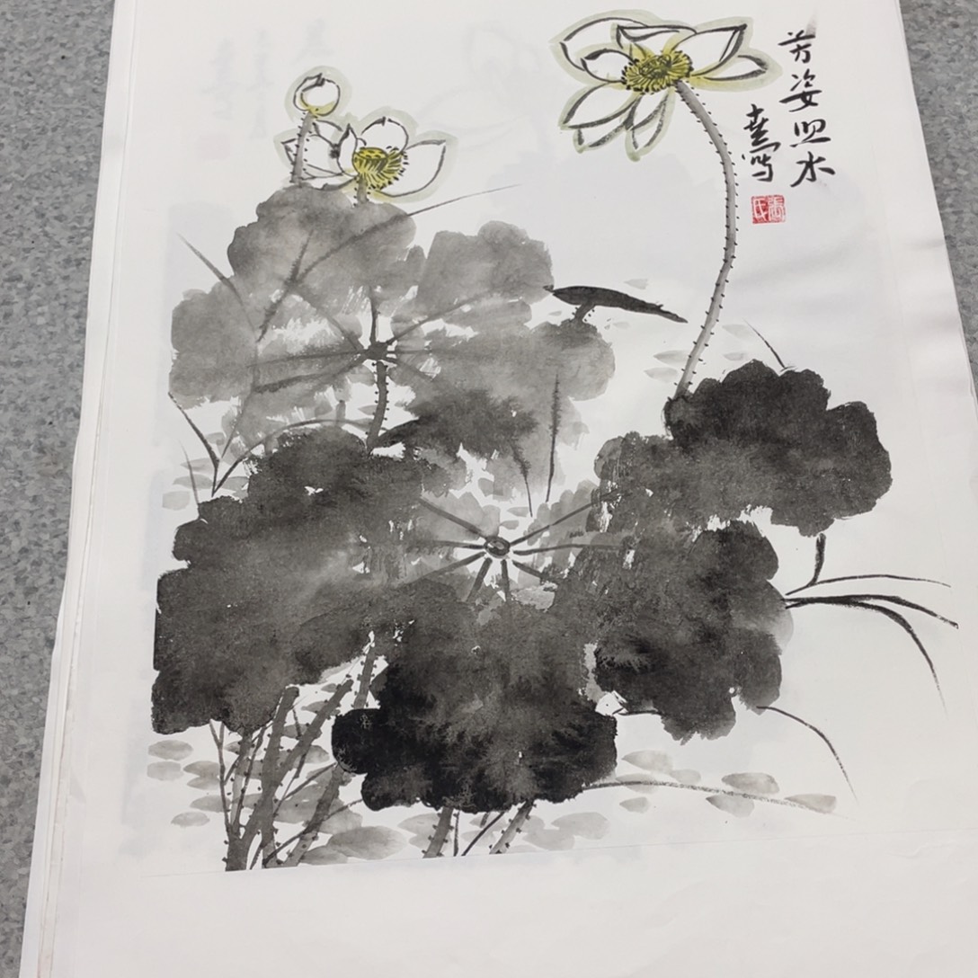 国画1.4平尺国画作品