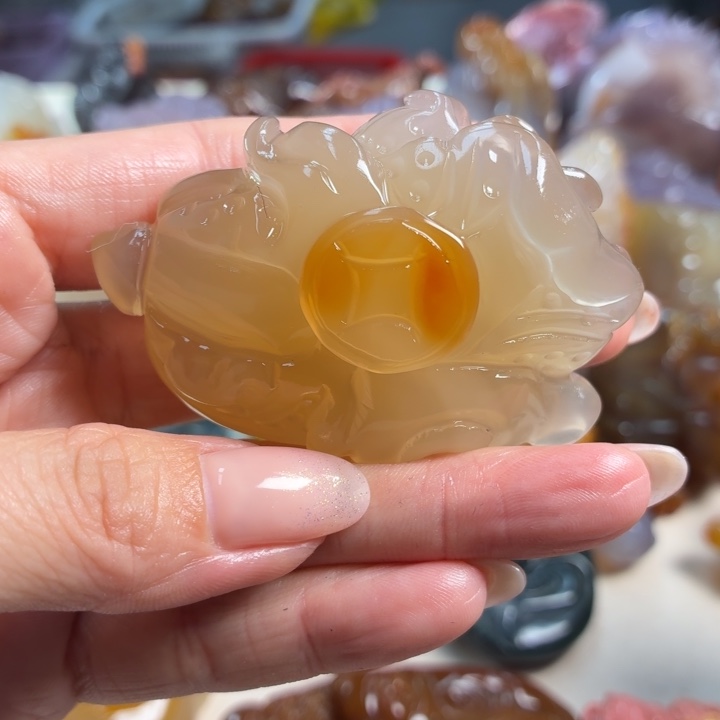 玛瑙/玉髓未镶嵌吊坠(不含链)
