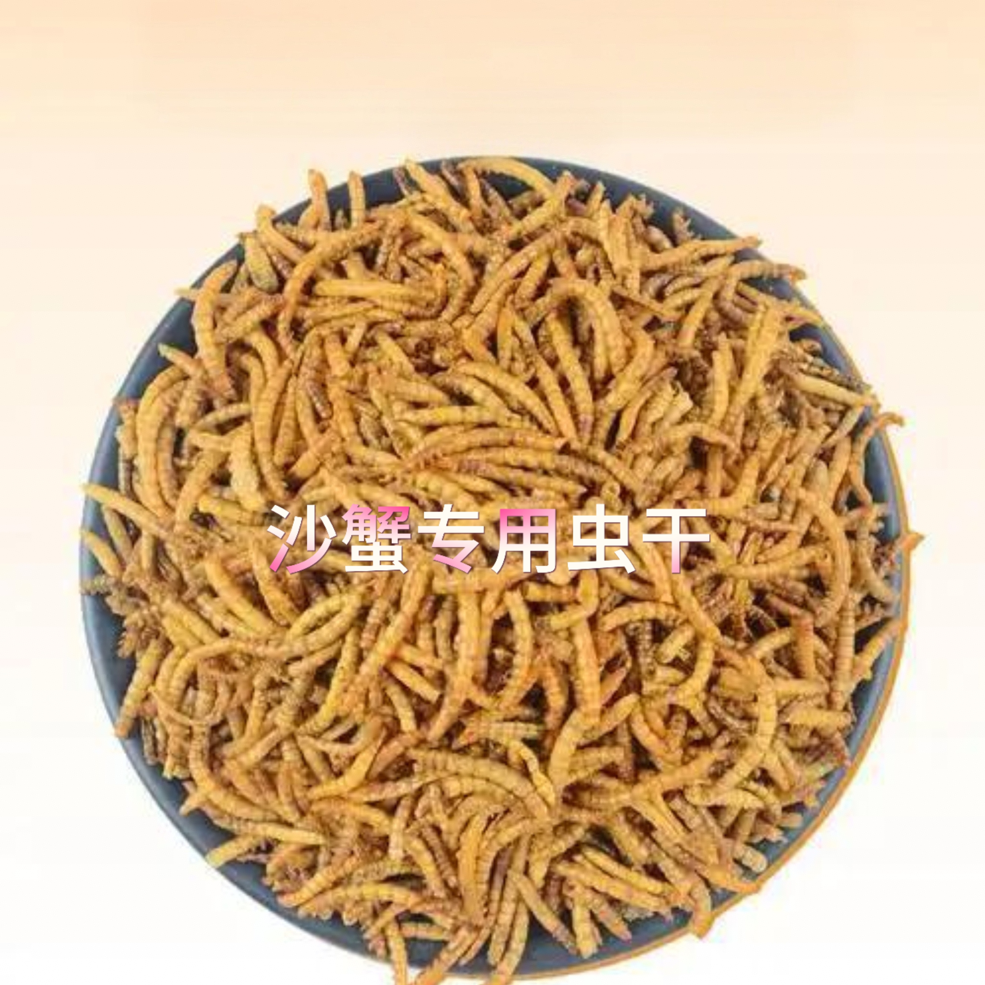 高蛋白面包虫干中华沙蟹专用饲料口粮宠物蟹观赏蟹粮爬宠异宠鱼粮