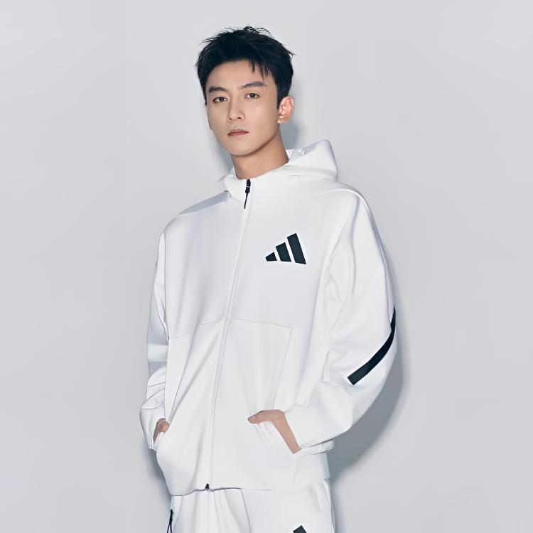 adidas阿迪达斯情人节M Z.N.E. FZ流光风针织外套JF2443