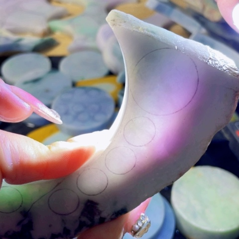 翡翠散珠翡翠原石