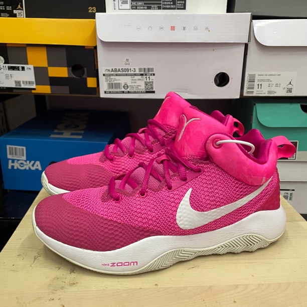 40码/zoomRev 粉白/51471/篮球鞋/95新无原盒/903562-616