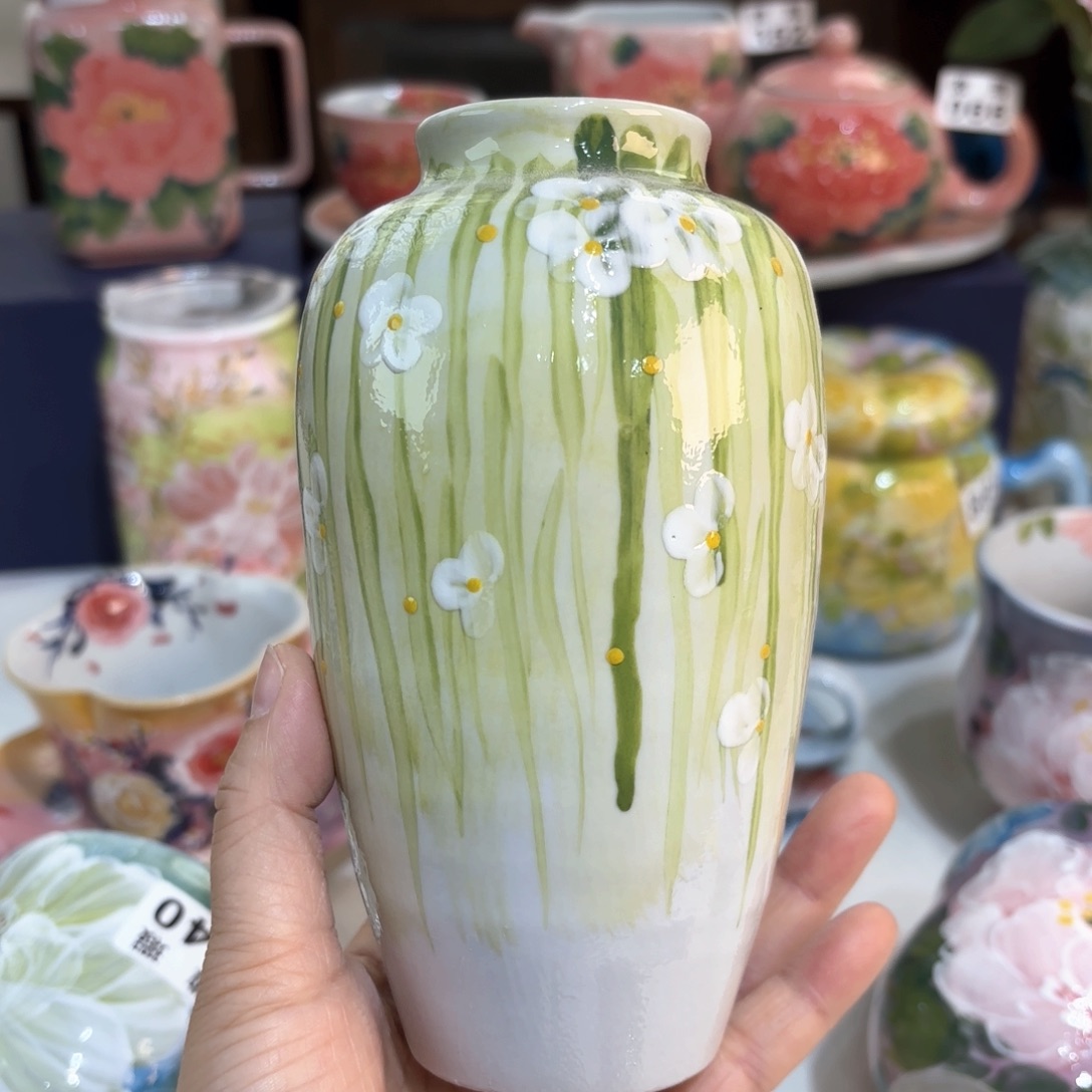 景德镇手绘高温釉下彩陶瓷茶具