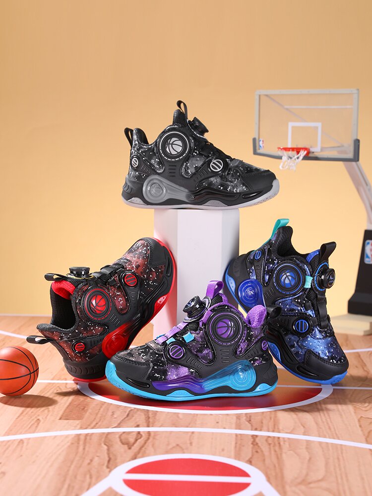 【三金专属】阿童木2025秋冬季云彩篮球儿童防滑减震跑步鞋