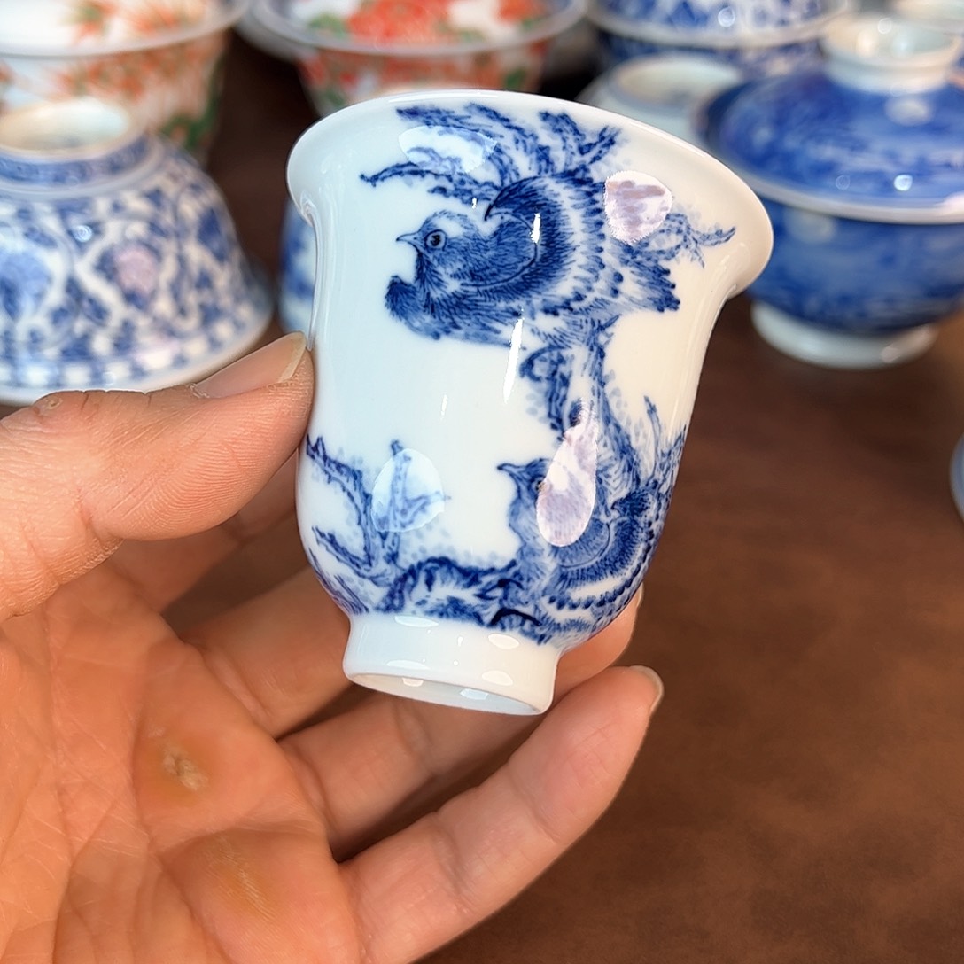 杯景德镇全手工手绘陶瓷