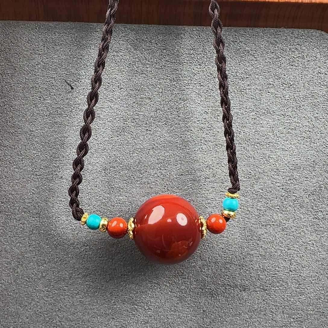 南红玛瑙南红吊坠未镶嵌可*