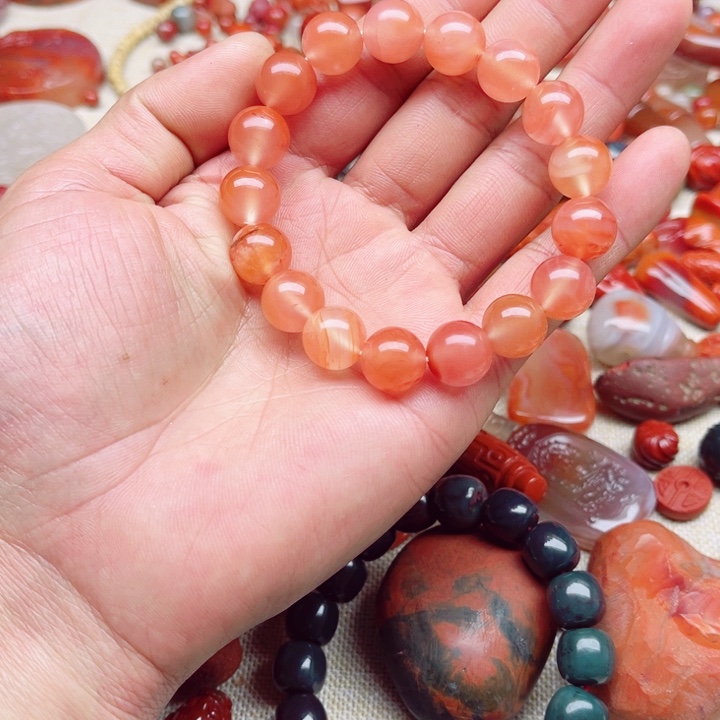 未镶嵌手串南红玛瑙