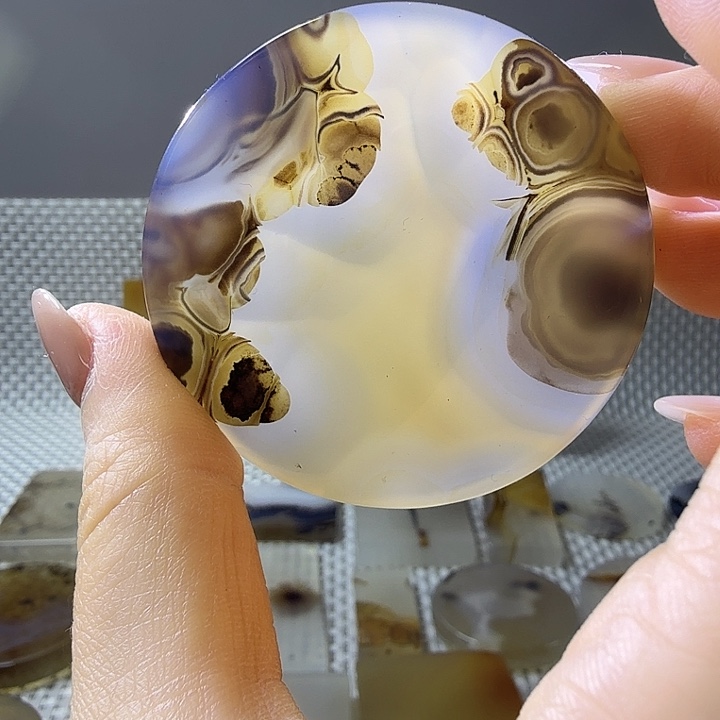 玛瑙/玉髓未镶嵌吊坠(不含链)43