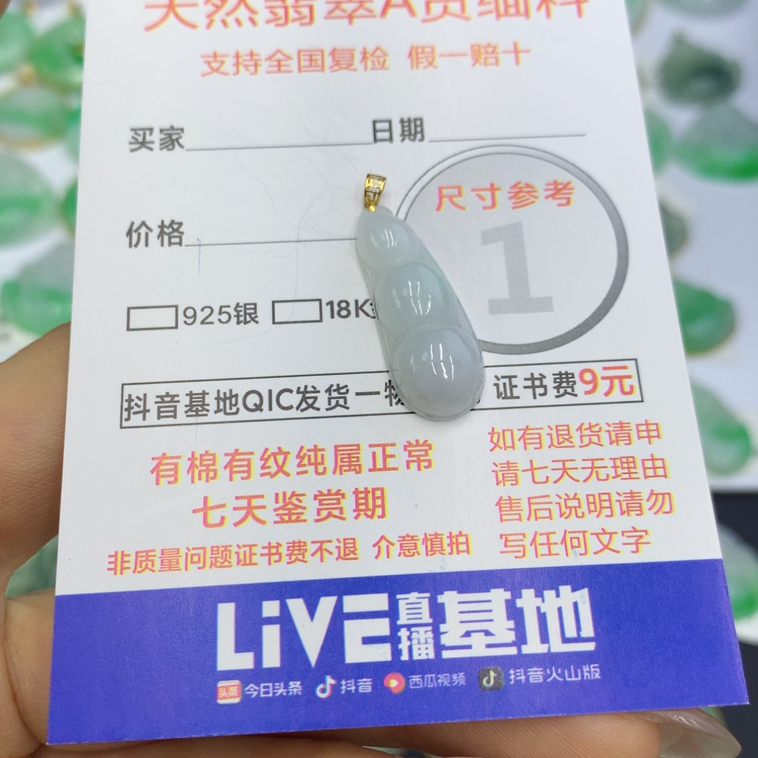 翡翠颈饰未镶嵌翡翠