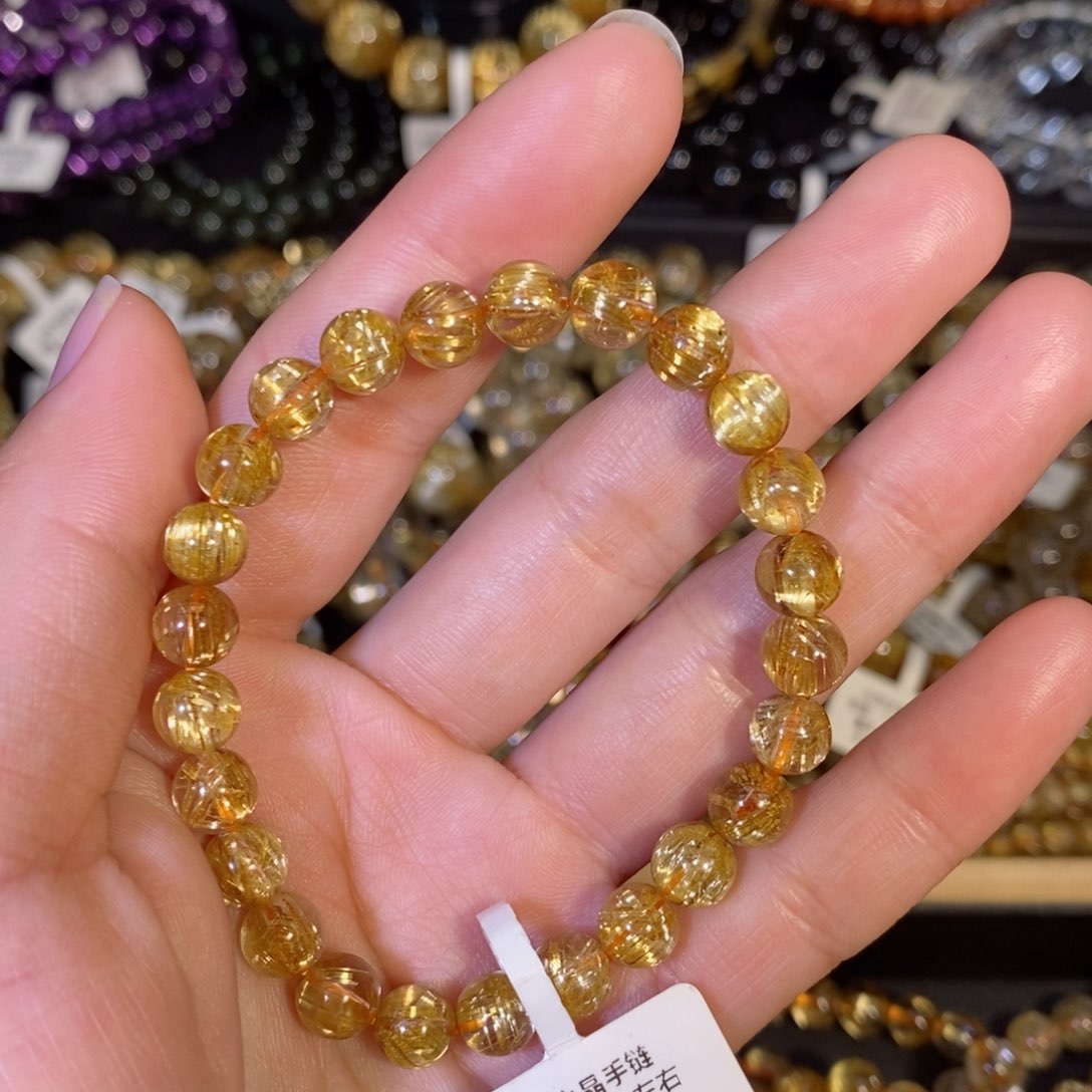 水晶手链未镶嵌手链7mm