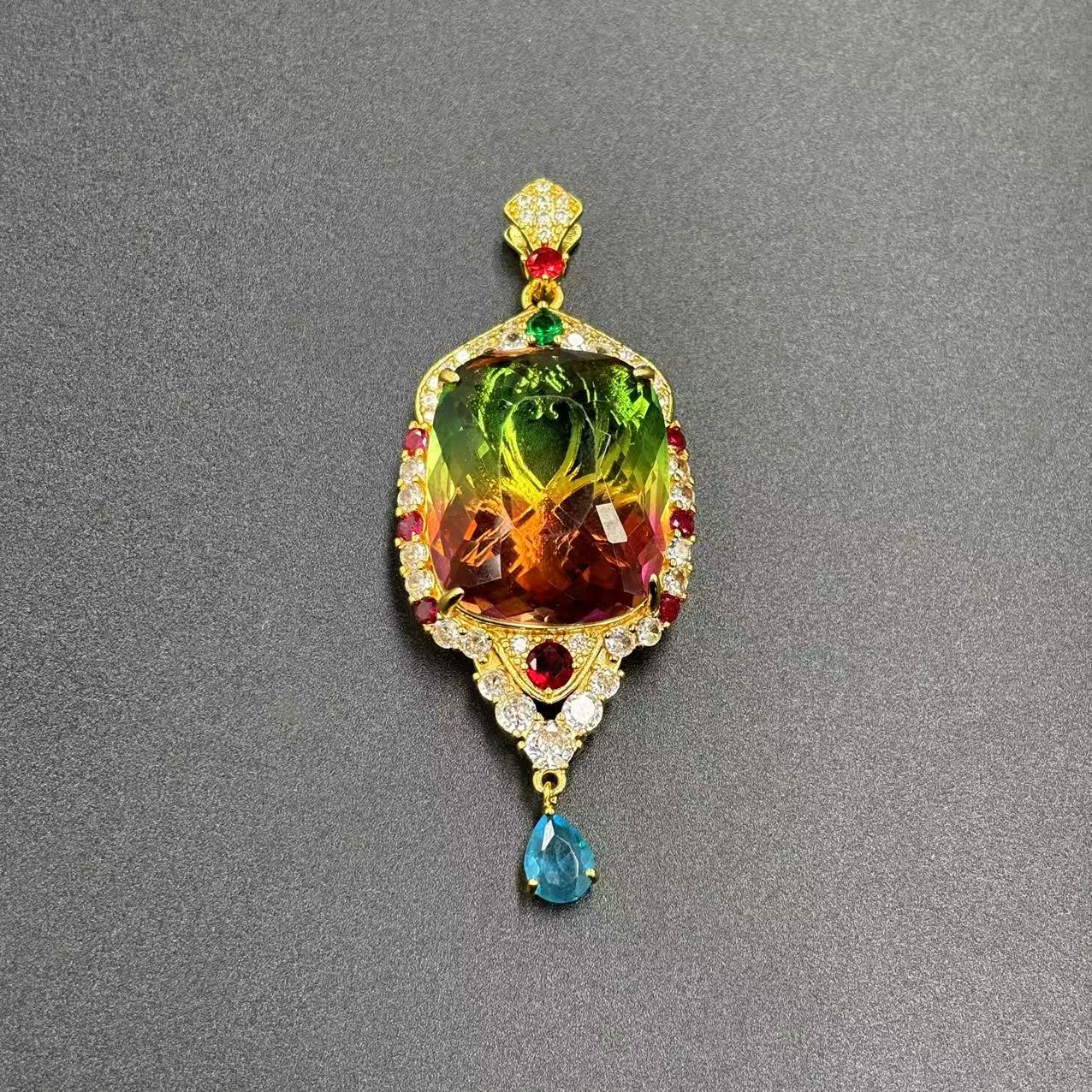 c1325-豪华设计款蛋面吊坠-赠高货绳-赠礼盒