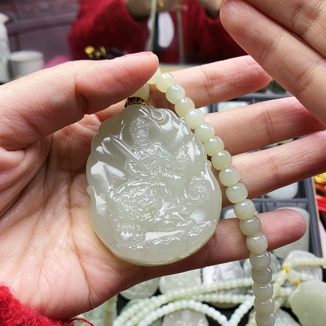 和田玉颈饰未镶嵌用****7