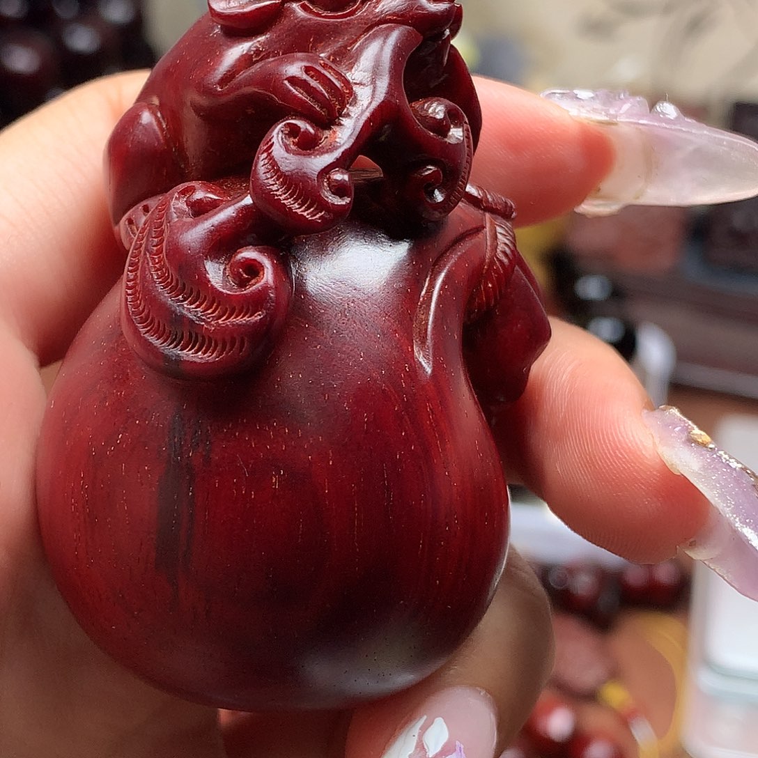 安***冷檀香紫檀（小叶紫檀）鼠来宝