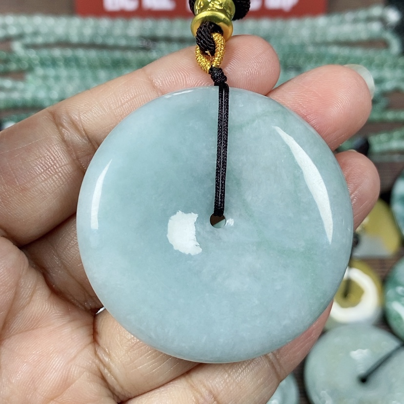 【闪购商品】翡翠颈饰未镶嵌玉吊坠翡翠玉大款平安扣