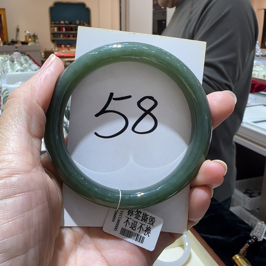 和田玉未镶嵌手镯982