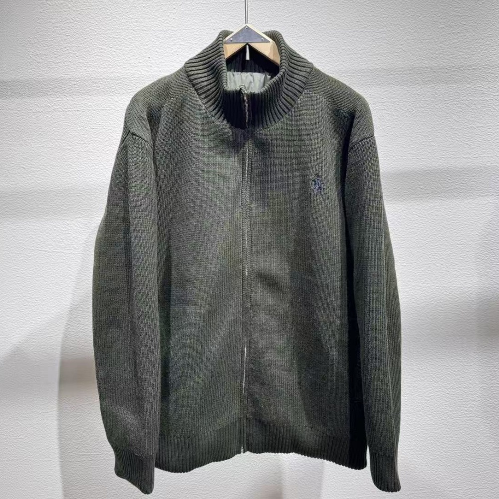 2025冬季新款男装时尚潮流针织款羽绒服外套立领休闲夹克 8563