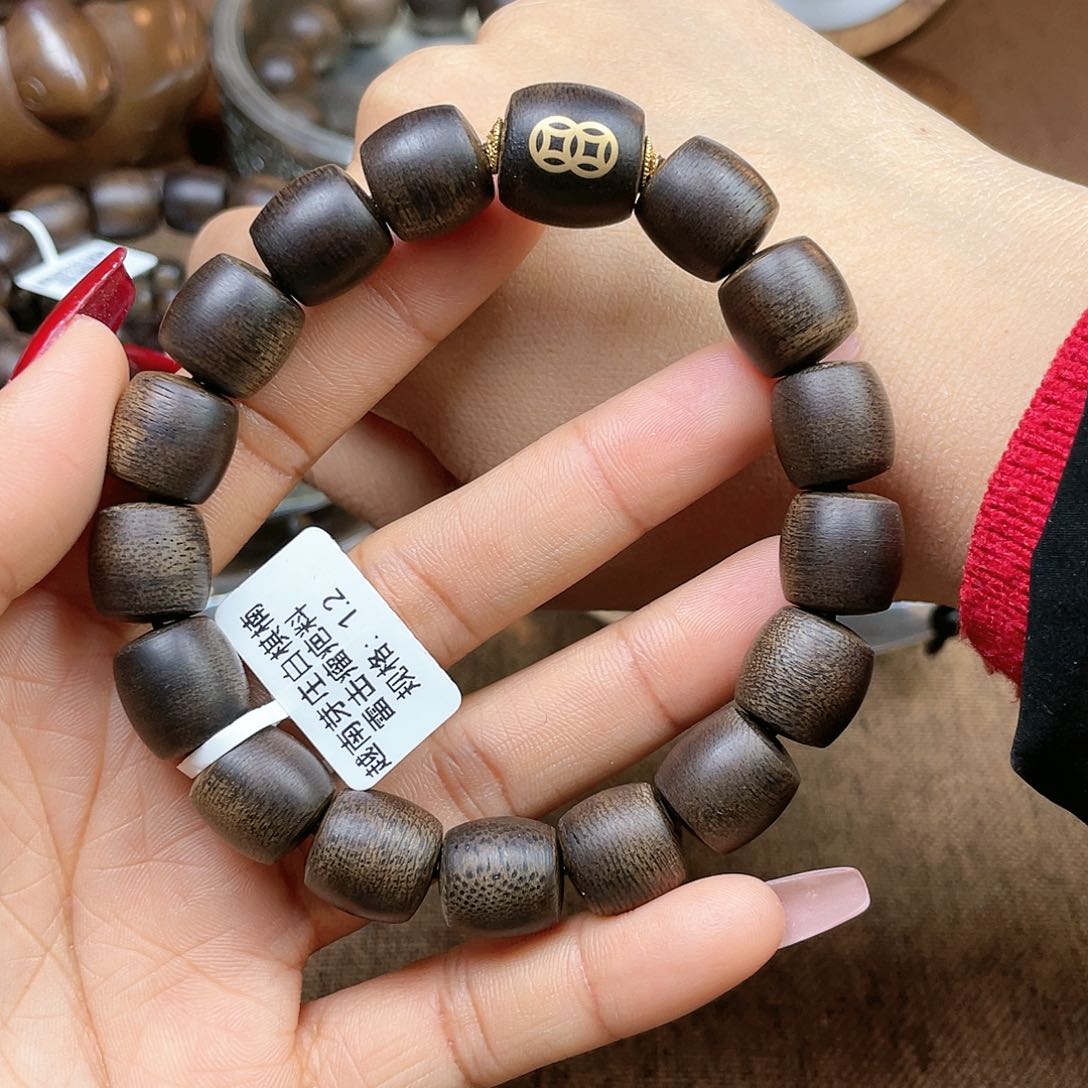 沉香手串舍*得越南芽庄白棋楠