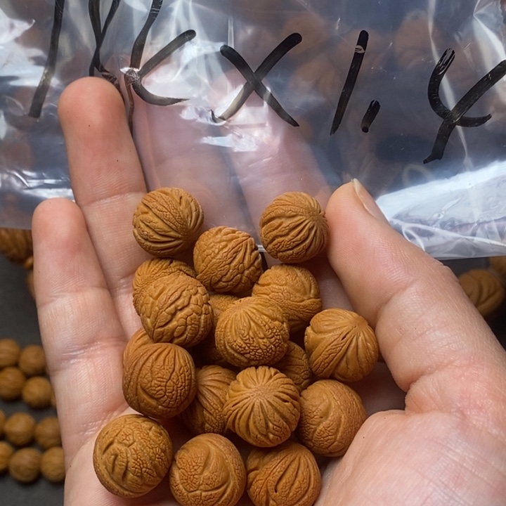 木质类秦岭山桃核