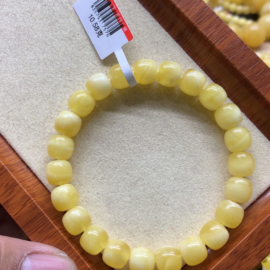 蜜蜡手链未镶嵌蜜蜡