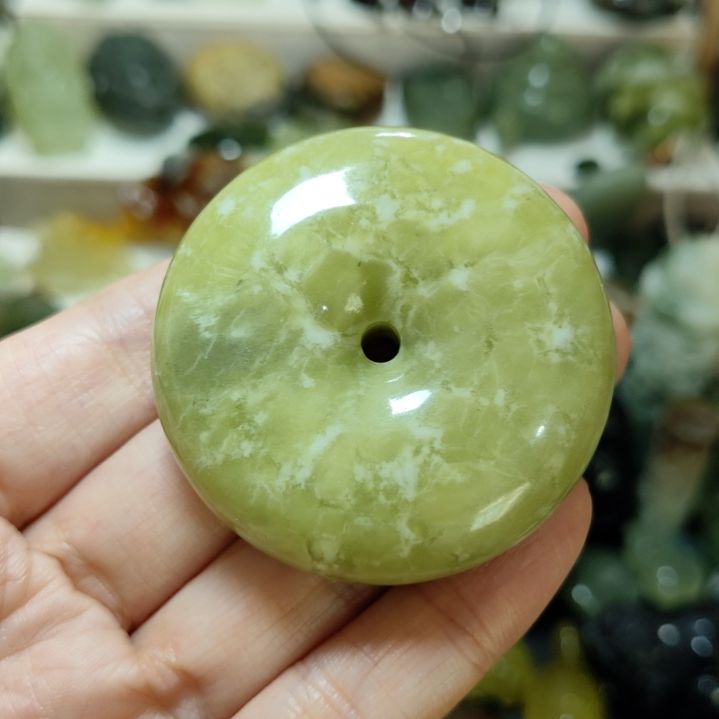 岫玉平安扣未镶嵌