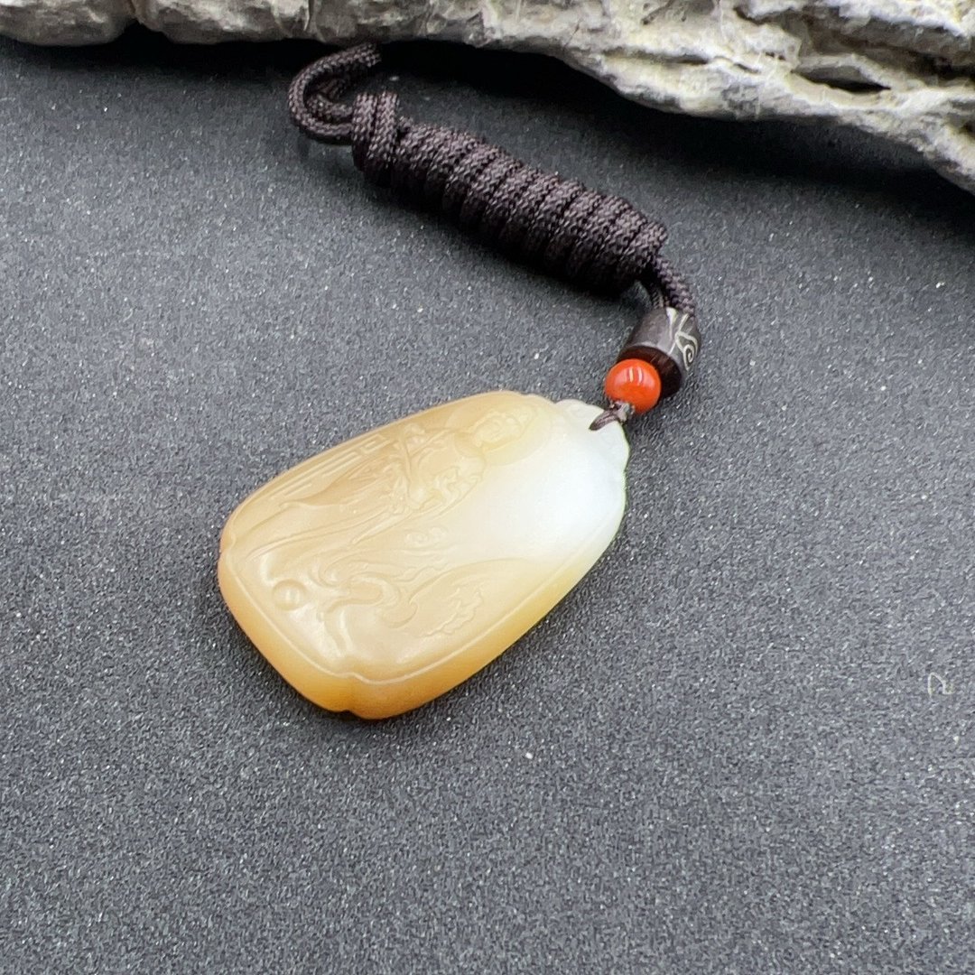 BY0116FHLZ207 和田玉观音牌