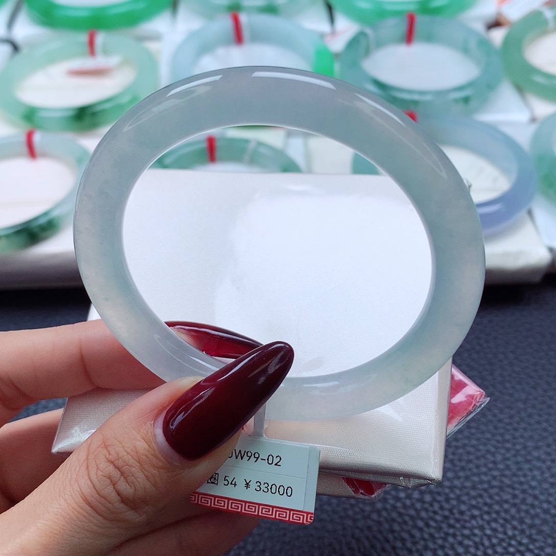 翡翠手镯未镶嵌53.54.55