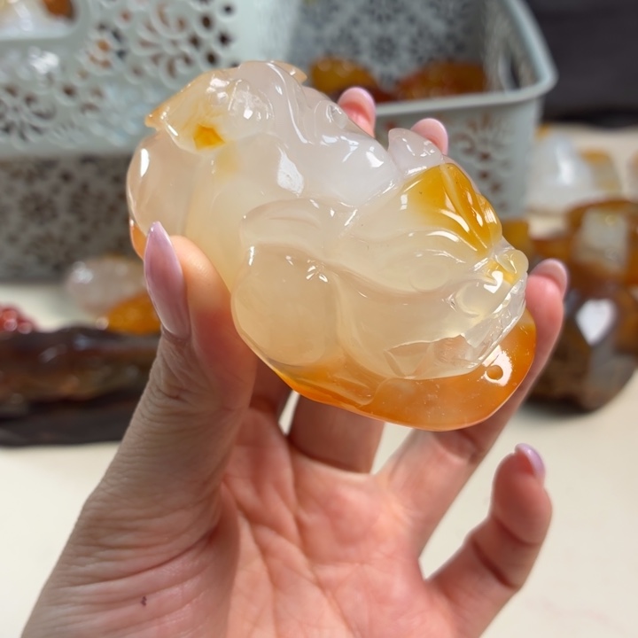 玛瑙/玉髓未镶嵌吊坠(不含链)