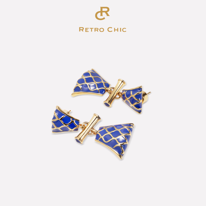 铜合金耳饰  RC RETRO CHIC 意大利时尚首饰 苏美圣蛇耳环