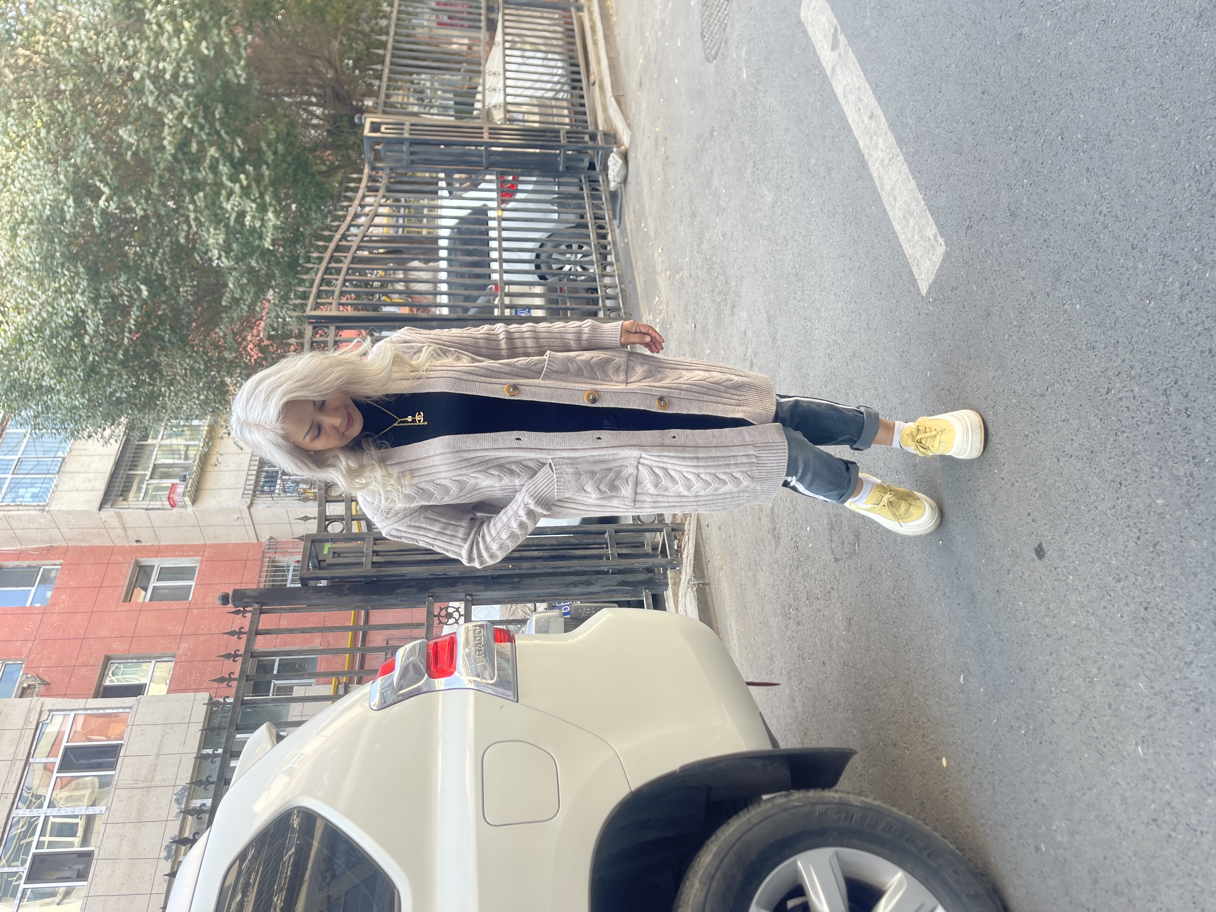 中长款毛衣外套女2025秋冬新款复古毛衣外套慵懒风加厚针织开衫潮