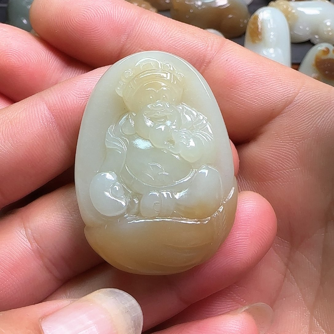 和田玉颈饰未镶嵌李*铭