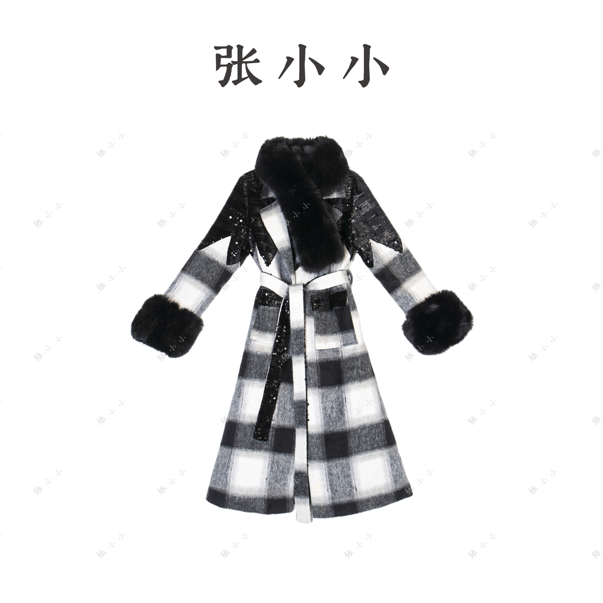 【七姐原创】曼城故事“90白鸭绒” 羽绒大衣 （X842B）-2093