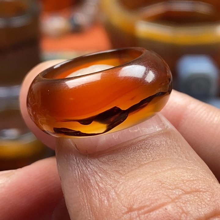 玛瑙/玉髓未镶嵌戒指