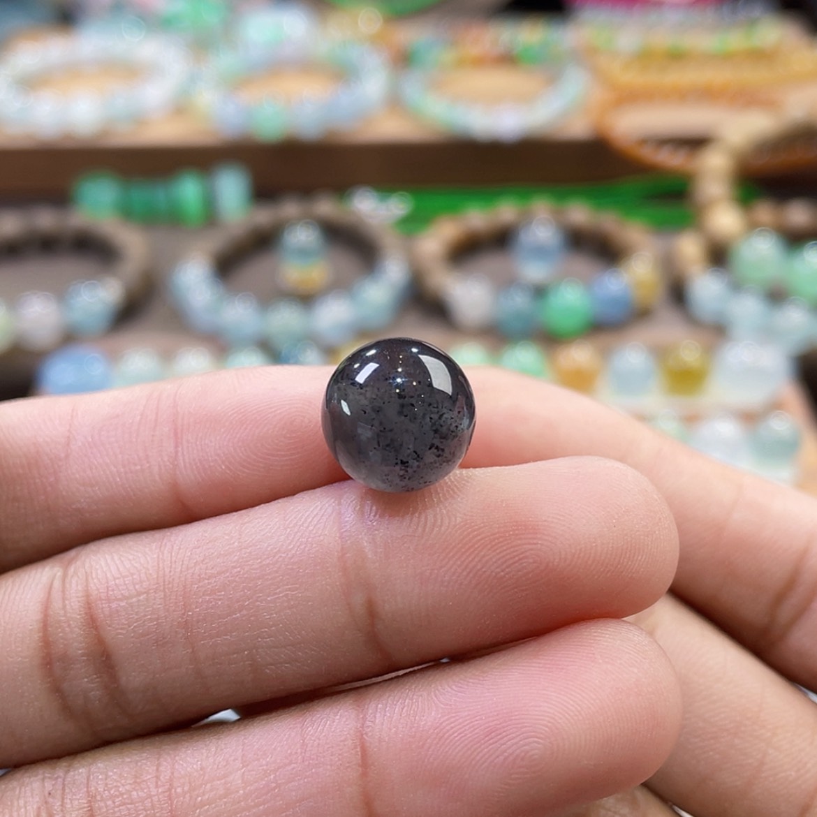 【闪购商品】翡翠颈饰未镶嵌黑冰