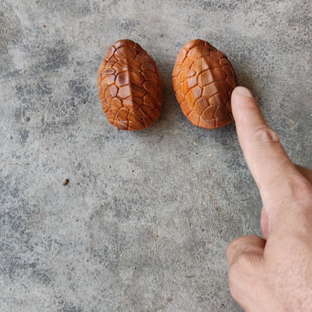 龟壳一个，太行崖柏手工艺品