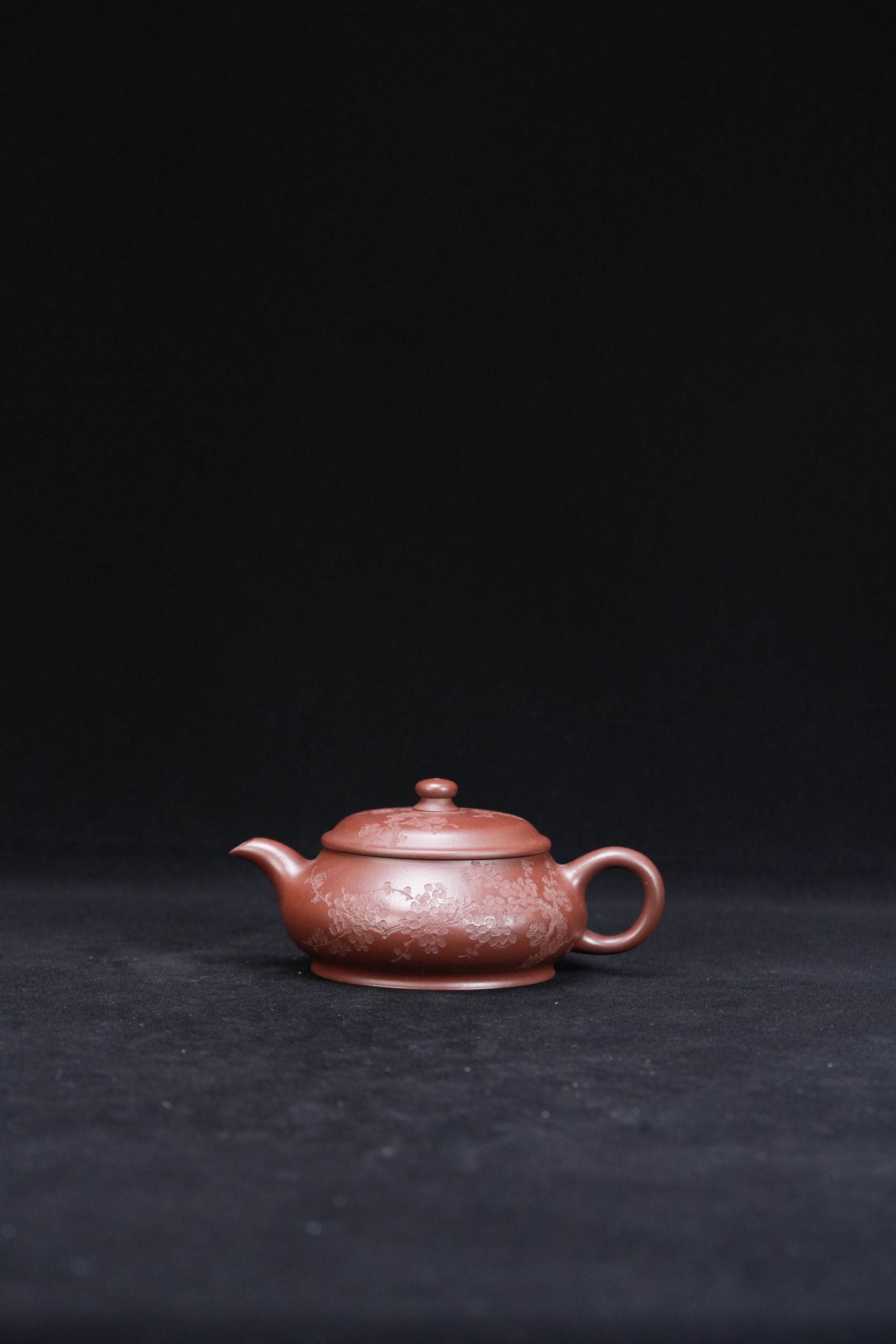 凡凡会客厅 WX42 陈红 明炉 紫檀泥 260CC 紫砂壶