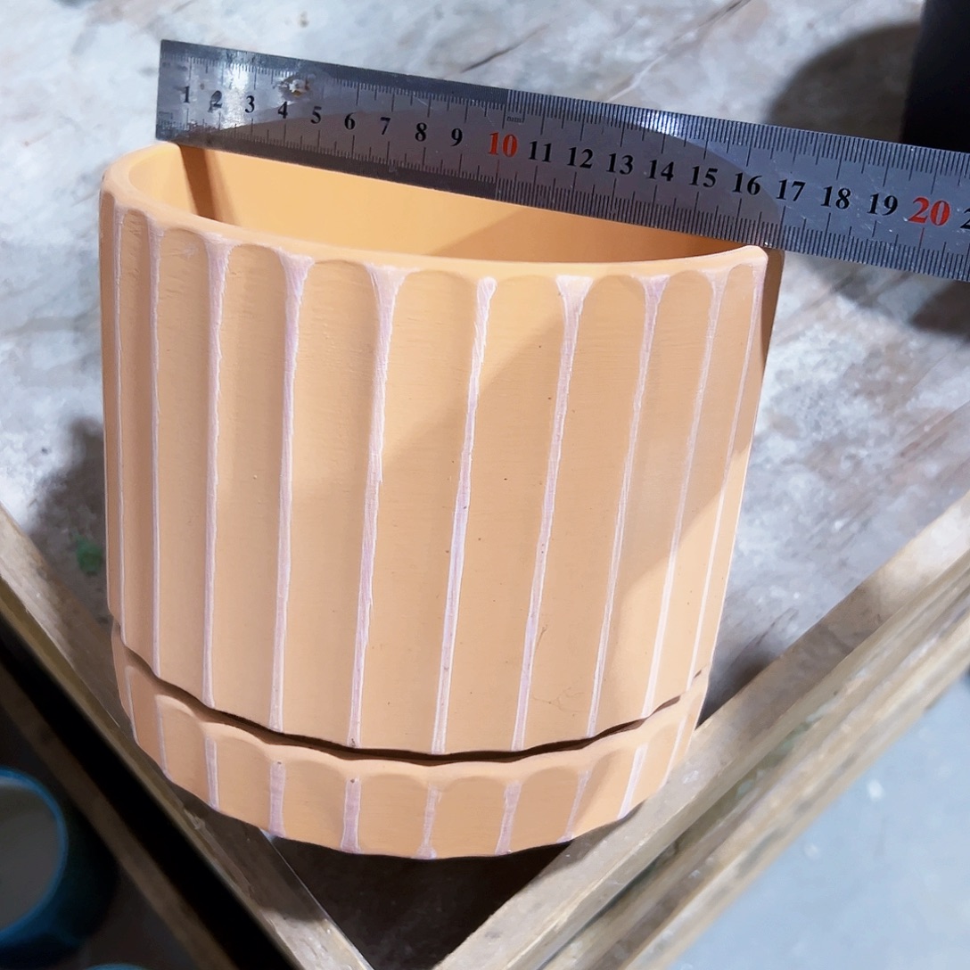 有孔，外贸尾单陶瓷花盆凑单10米包邮