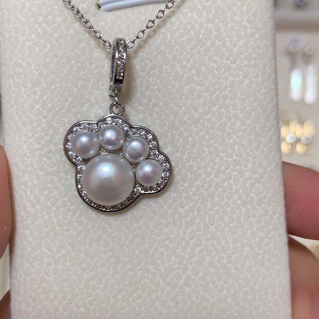 淡水珍珠颈饰合金