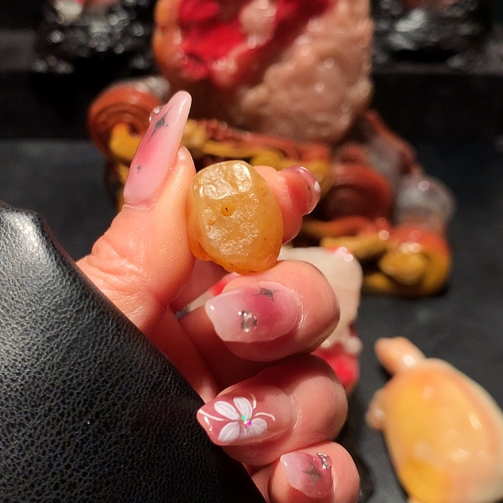 昌化石松**年大师作品漂亮的