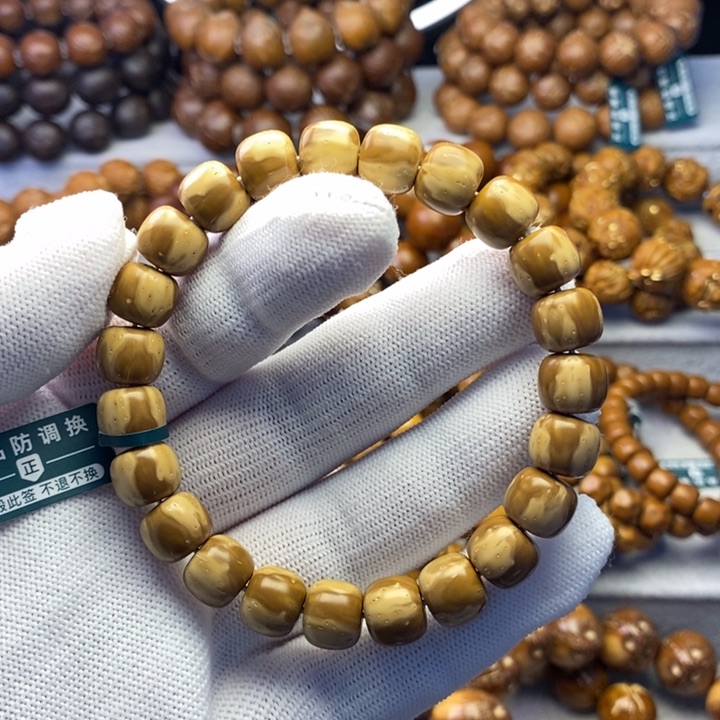 紫金鼠手串紫金鼠花皮老型三花10/9