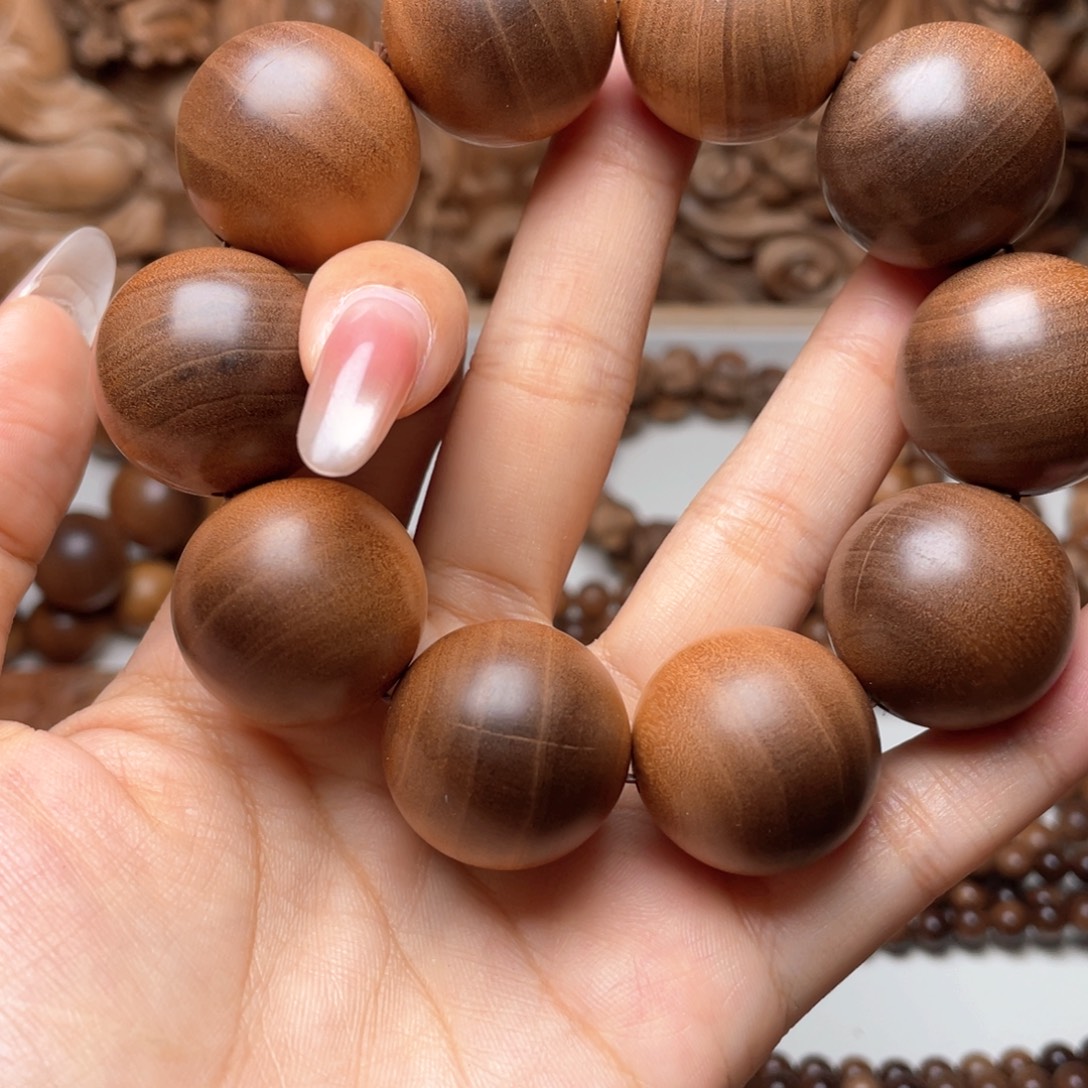 九***虫檀香木手串/手链微瑕2.5