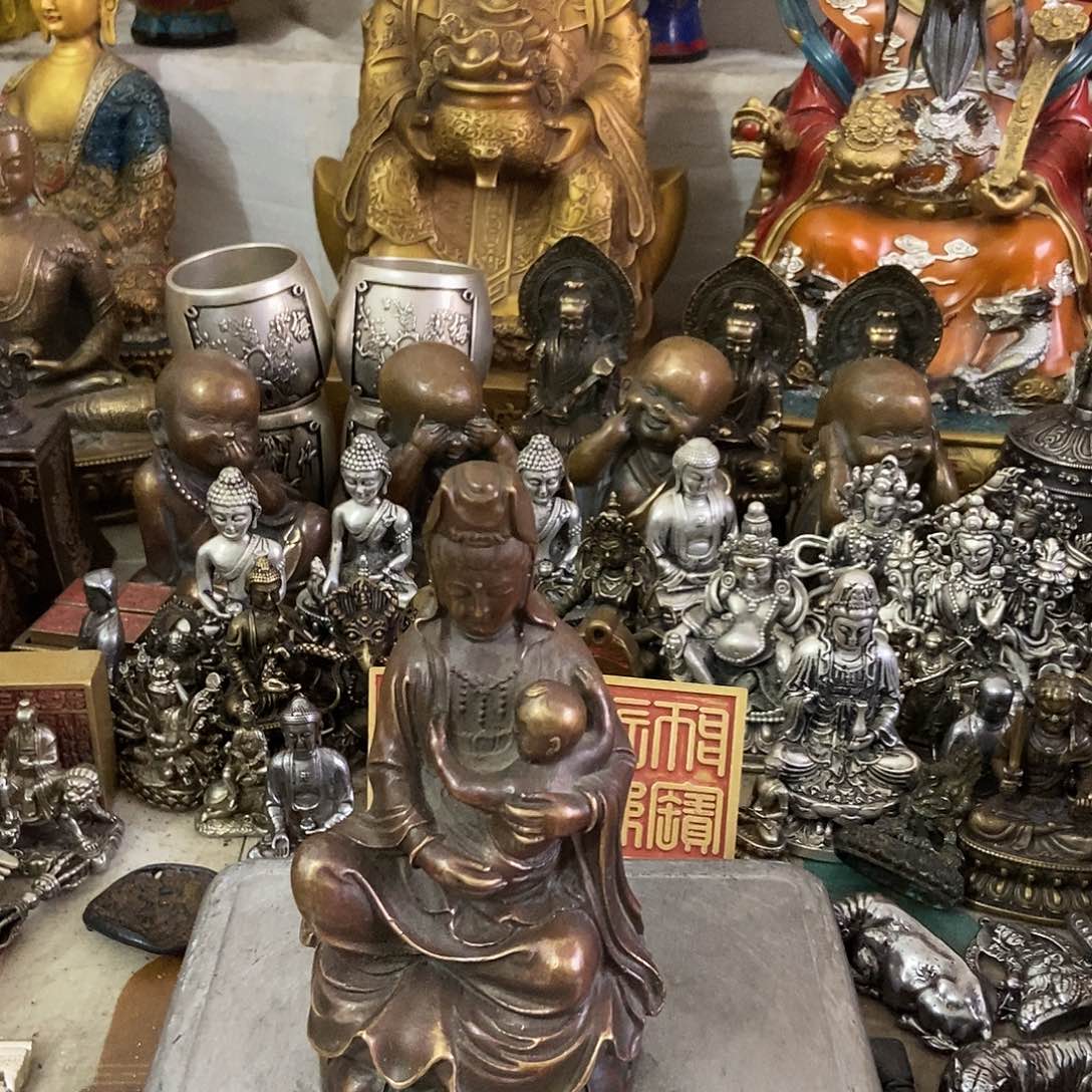 老杨，黄铜摆件，老杨黄铜