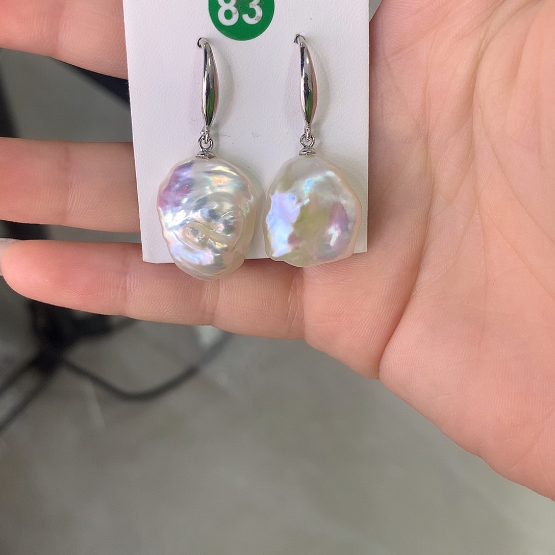 未镶嵌淡水珍珠耳饰