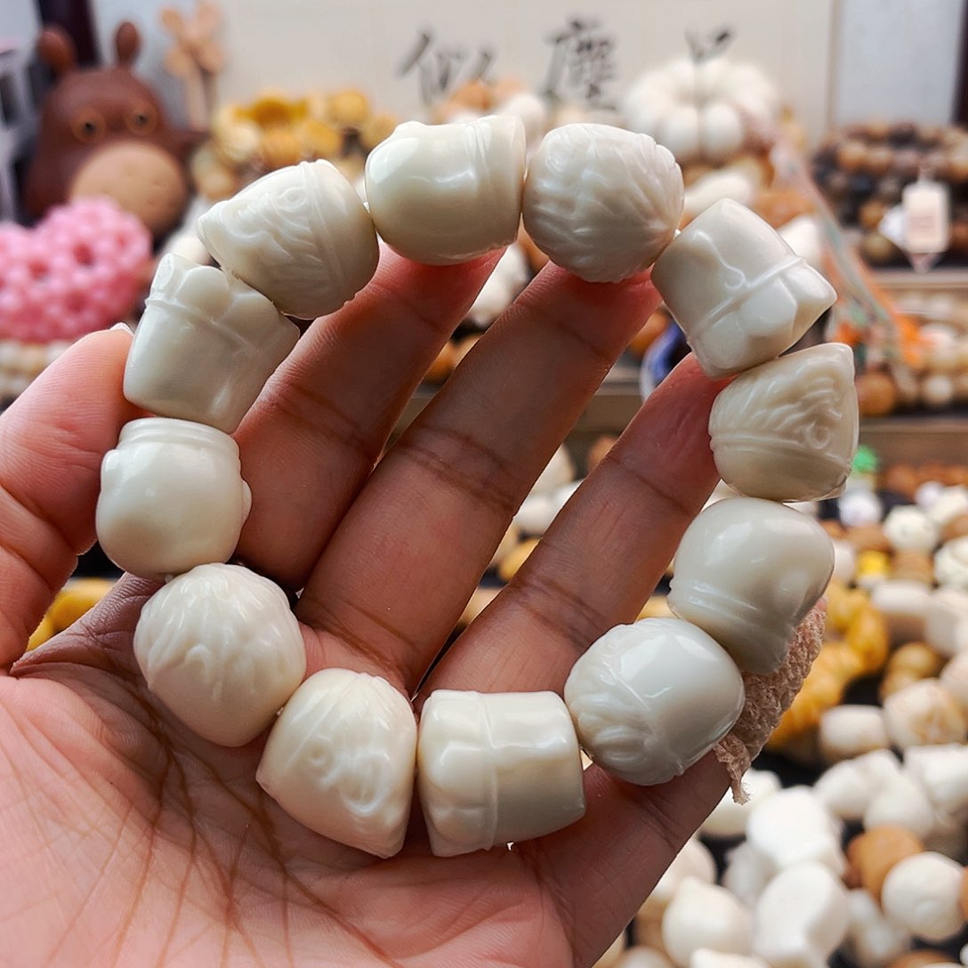 菩提根/象牙果手串师徒四人单圈