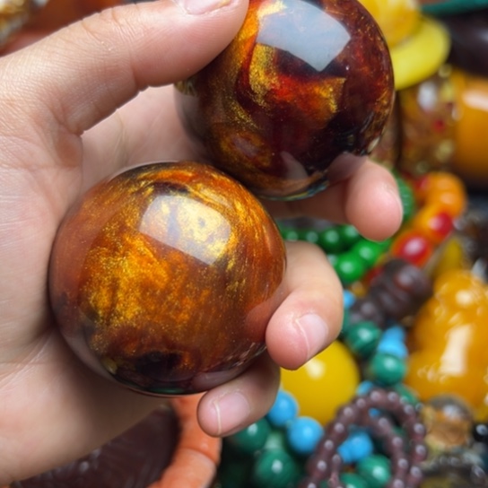 未镶嵌琥珀手串蜜蜡