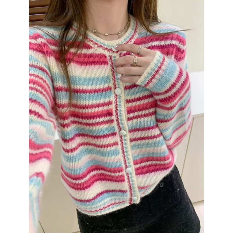 【小梦女装】M7女士时尚毛衣百搭休闲集合款（不可高温水洗机洗甩干）