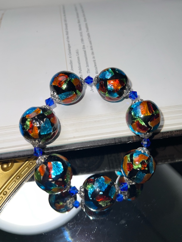 铜合金琉璃手链 99252复古风琉璃手链