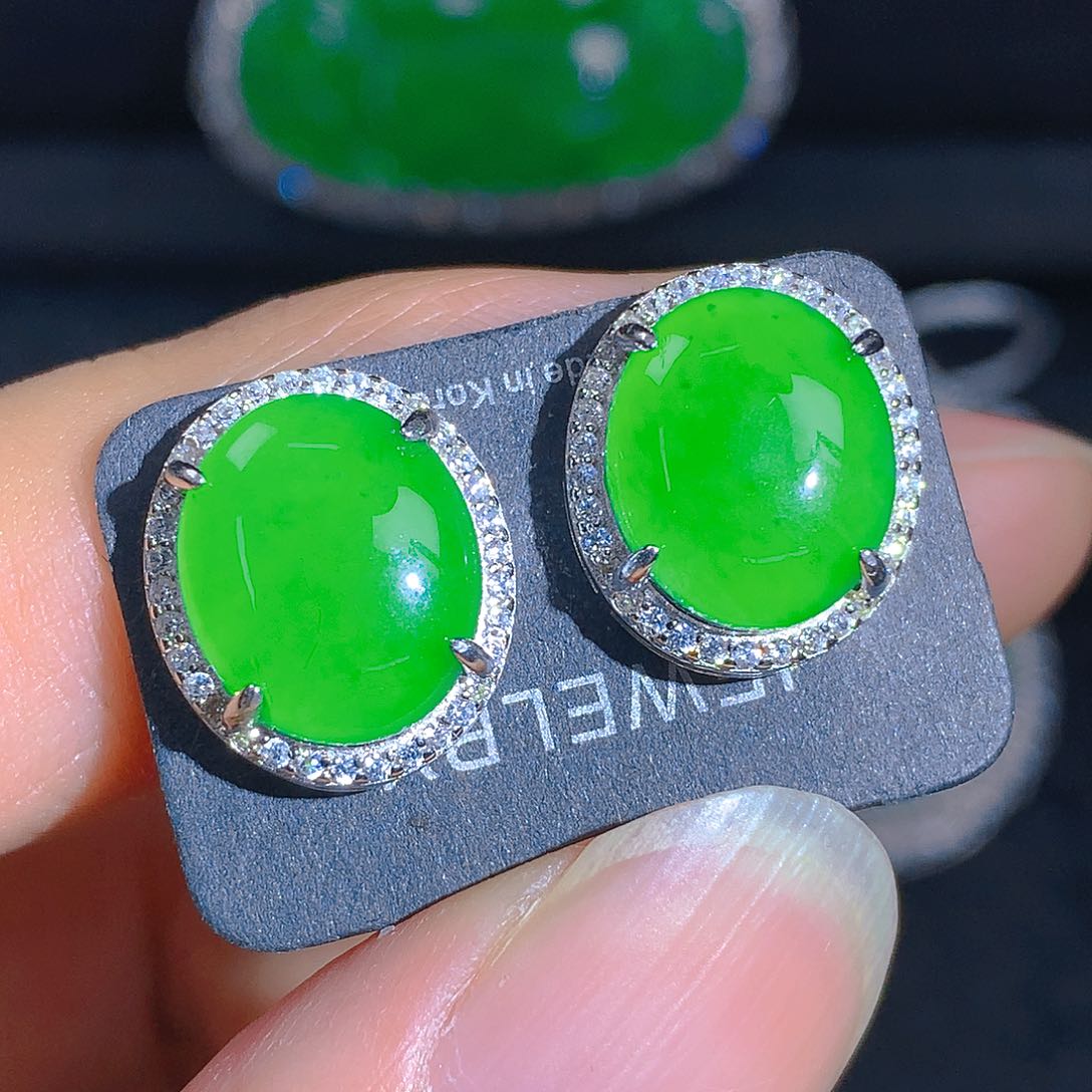 翡翠颈饰银S925镶嵌26866669988