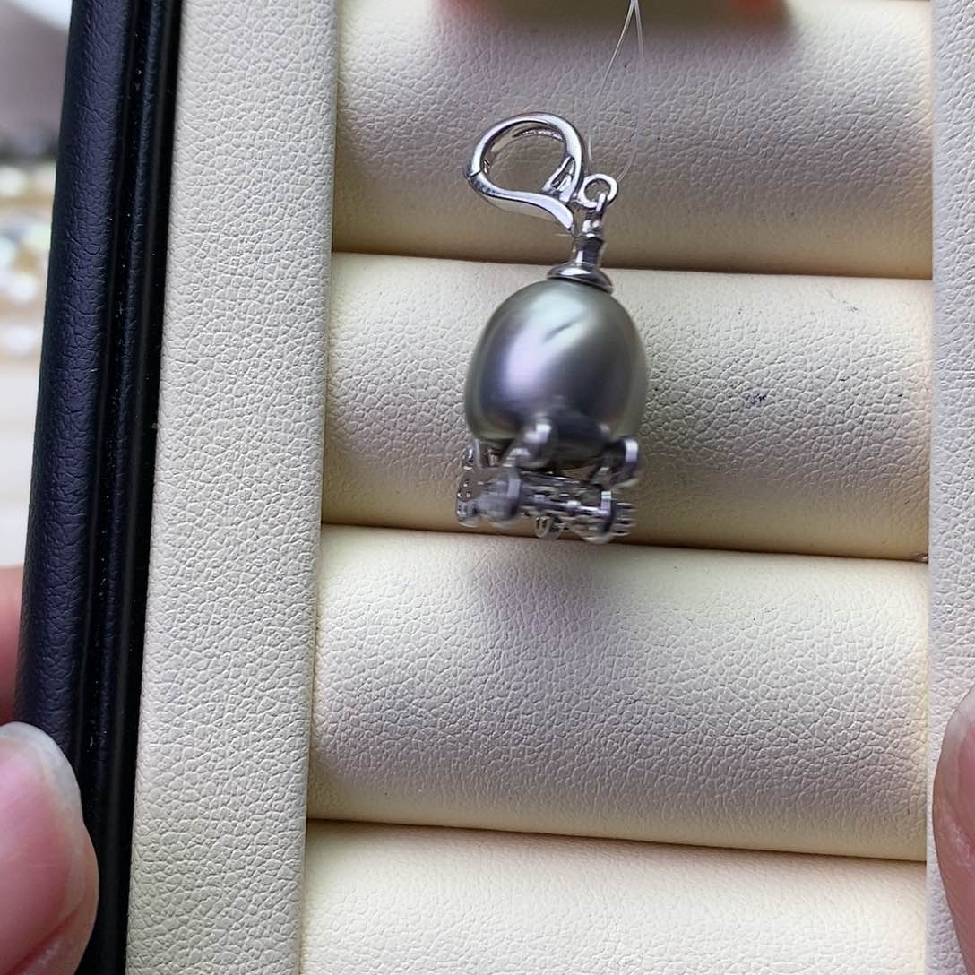 海水珍珠颈饰银S925镶嵌