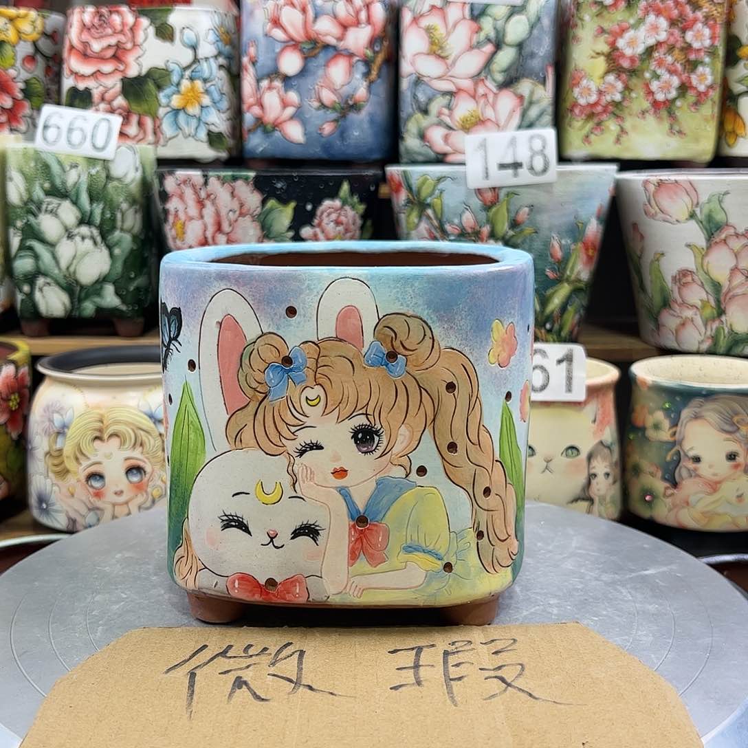 景德镇陶瓷花盆景德镇陶瓷花盆