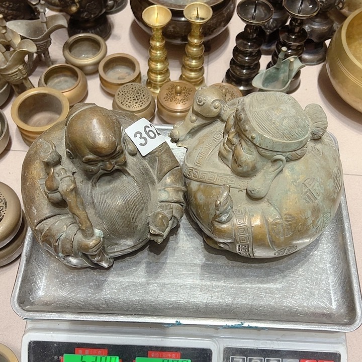 成**人黄铜摆件工艺品，